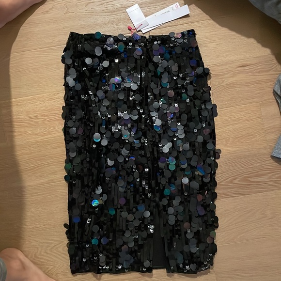 Parker nwt sequin paillet midi skirt - Picture 2 of 3